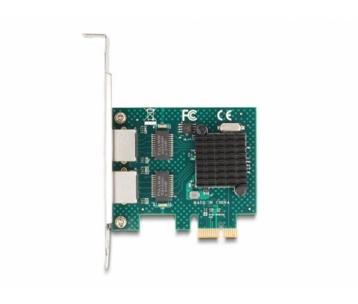 DELOCK PCI Express x1 Card to 2 x RJ45 Gigabit LAN