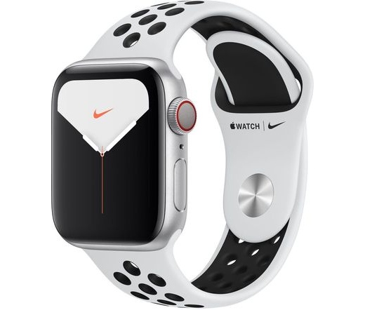 Apple Watch S5 Nike 40mm LTE ezü/feh Nike spo.szíj