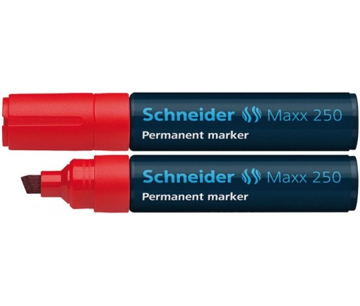 Schneider Alkoholos marker, 2-7 mm, vágott, piros