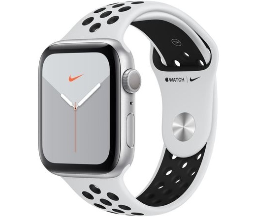 Apple Watch S5 Nike 44mm ezüst/fehér Nike sportsz.
