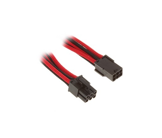 Bitfenix 6-Pin PCIe Hosszabbító 45cm Fekete/Piros