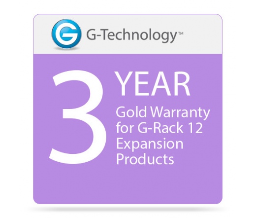 G-Technology G-Rack 12 EXP Support 3-Year Gold