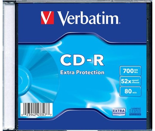 Verbatim CD-R 700MB 52X Slim tok