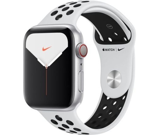 Apple Watch S5 Nike 44mm LTE ezü/feh Nike spo.szíj