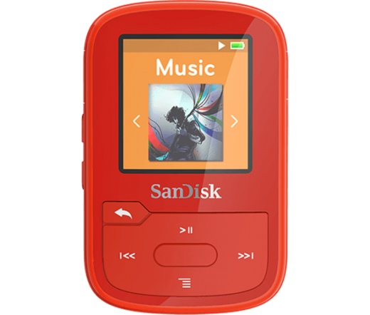 SanDisk Clip Sport Plus 16GB piros