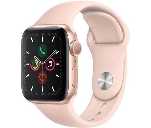 Apple Watch S5 40mm LTE alu arany/rózsa. sportszíj