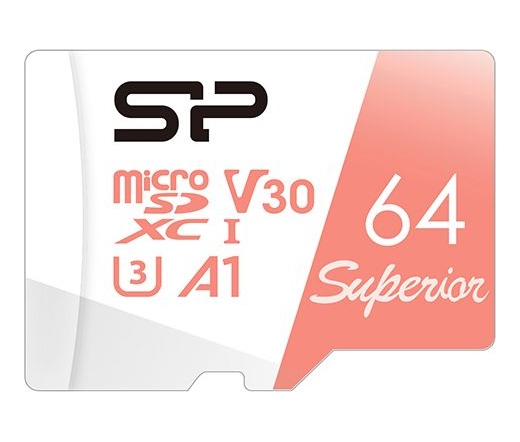 Silicon Power microSDXC Superior U3 A1 V30 64GB