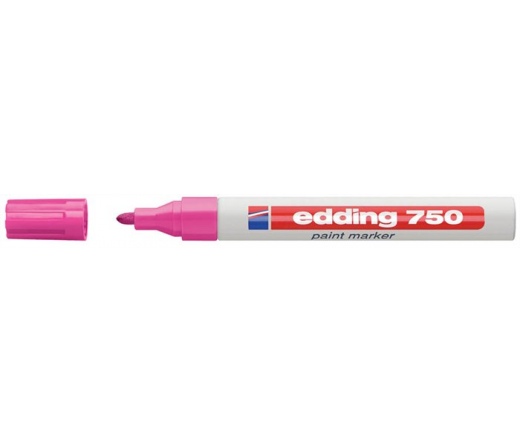 Edding Lakkmarker, 2-4 mm,  "750", rózsaszín