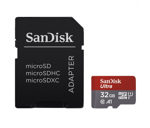 SANDISK microSDHC Ultra 32GB A1 98MB/s +Adapt.
