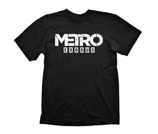 Metro Exodus "Logo" Black, XL Póló
