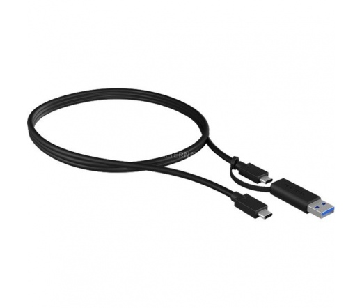 Icy Box USB 3.2 (Gen 2) Type-C + Type-A kábel 1m