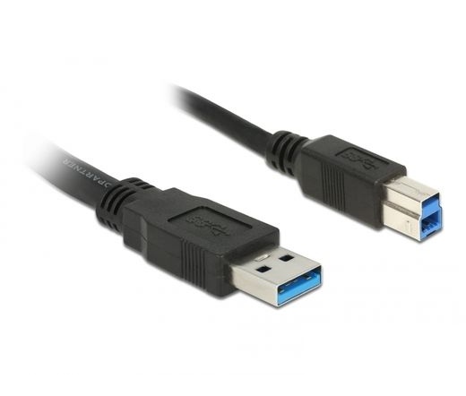 Delock USB 3.0 A > B 0,5m fekete