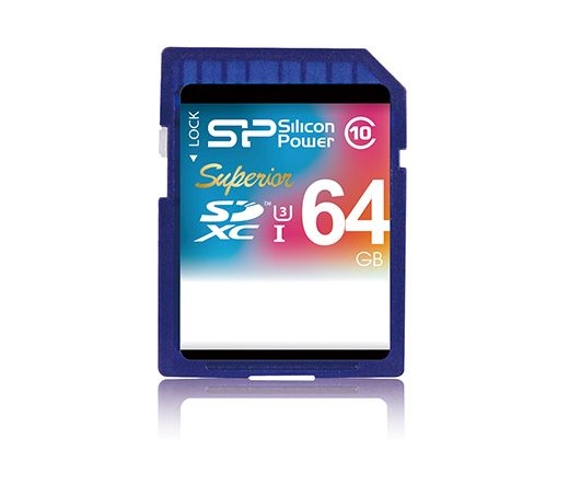 Silicon Power SDXC Superior UHS-I(U3) 64GB