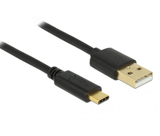 Delock USB 2.0 Type-A apa > Type-C apa 0,5m