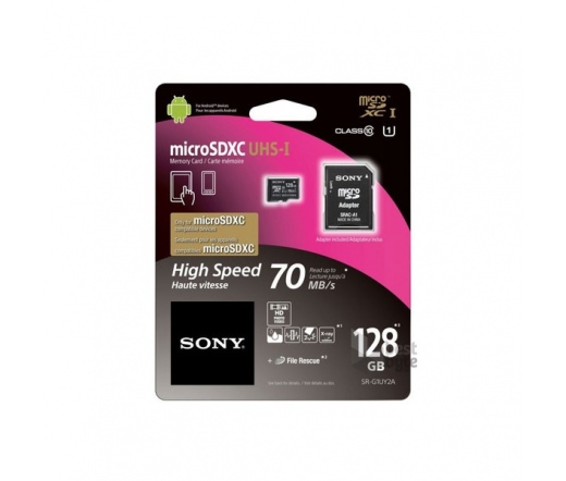 Sony Micro SDXC CL10 UHS-I U1 128GB + adapter