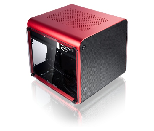 Raijintek METIS EVO Mini-ITX - edzett üveg piros