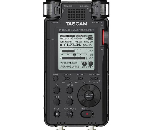 Tascam DR-100MKIII digitális hangrögzítő