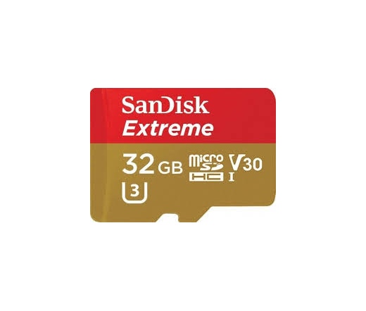 SanDisk Extreme microSDHC 32GB A1 V30 UHS-I U3