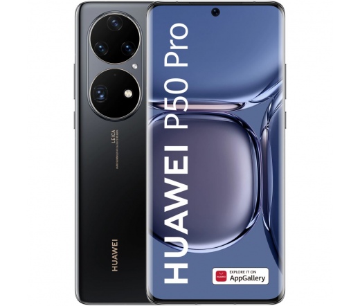 Huawei P50 Pro 8GB 256GB Arany Fekete