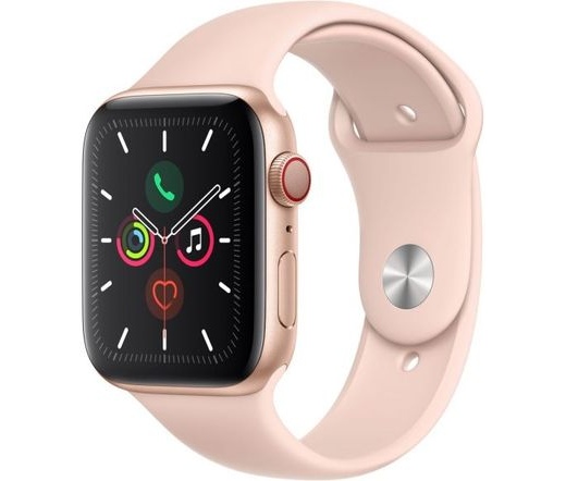 Apple Watch S5 44mm LTE alu arany/rózsa. sportszíj