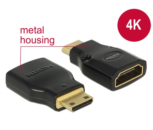 Delock Adapter High Speed HDMI Mini-C male > HDMI-
