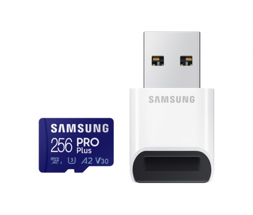 Samsung Pro Plus 2021 microSDXC 256GB + olvasó