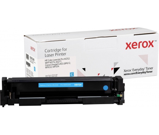 Xerox 006R03689 utángyártott HP 201A cián toner