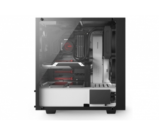 Nzxt SOURCE 340 Elite Tempered Glass Fekete