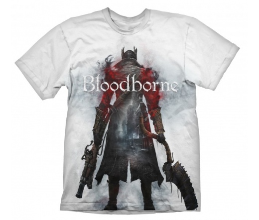 Bloodborne "Hunter Street" fehér póló L