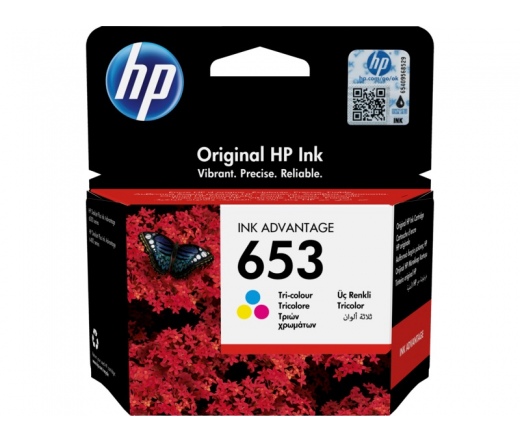 HP 653 3YM74AE Tri-Color tintapatron