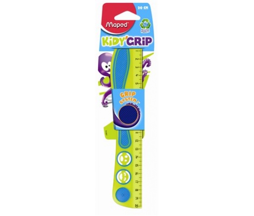 Maped "Kidy Grip" Vonalzó, műanyag, 20 cm