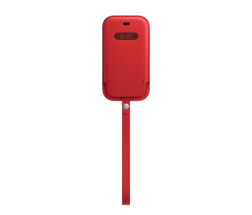 Apple iPhone 12 mini MagSafe bőrtok piros