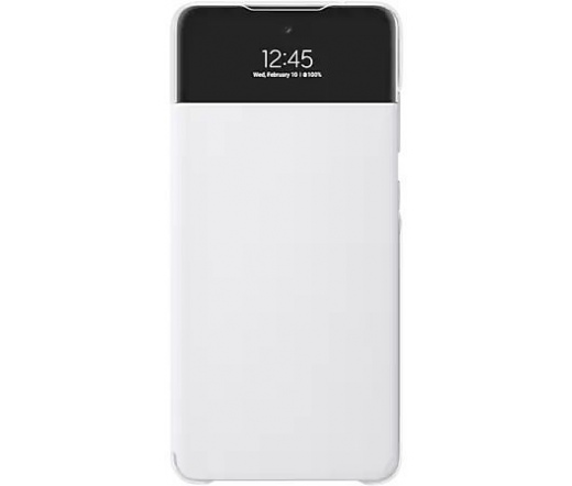 Samsung Galaxy A72 Smart S View Wallet tok fehér