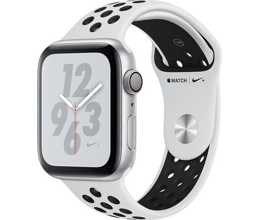 Apple Watch Series 4 Nike+ 44mm ezüst/fehér