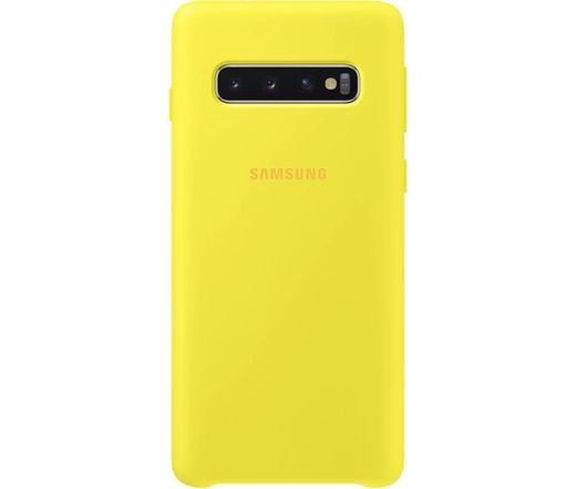 Samsung Galaxy S10 szilikontok sárga