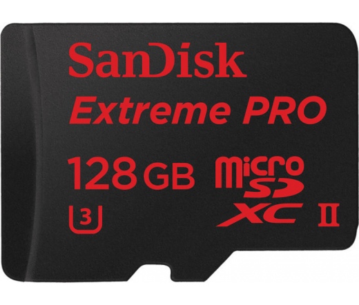 SANDISK microSDXC Extreme PRO 128GB UHS-II