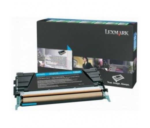 Lexmark Corporate 7K PGS F/ C746 C748 cián toner