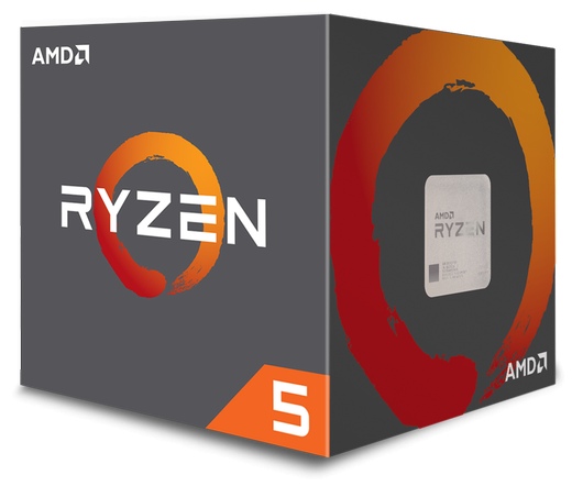 AMD Ryzen 5 1600X dobozos, hűtő nélkül