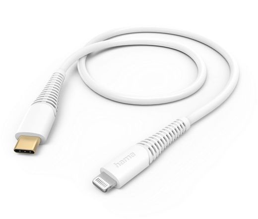 Hama FIC E3 Lightning / USB Type-C 1,5m fehér