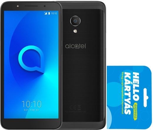 Alcatel 1C 8GB fekete + Telenor Hello Expressz