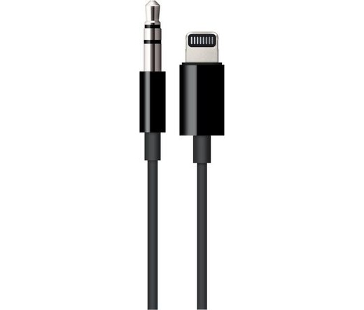 Apple Lightning - 3,5mm-es audiokábel 1,2m fekete