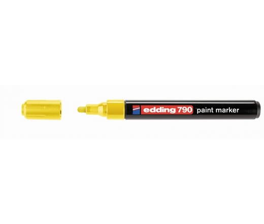 Edding  Lakkmarker, 2-3 mm,"790", sárga
