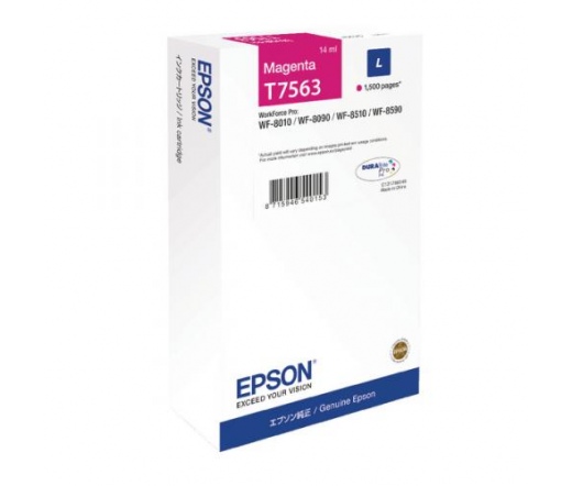 Epson T7563 tintapatron magenta (C13T756340)