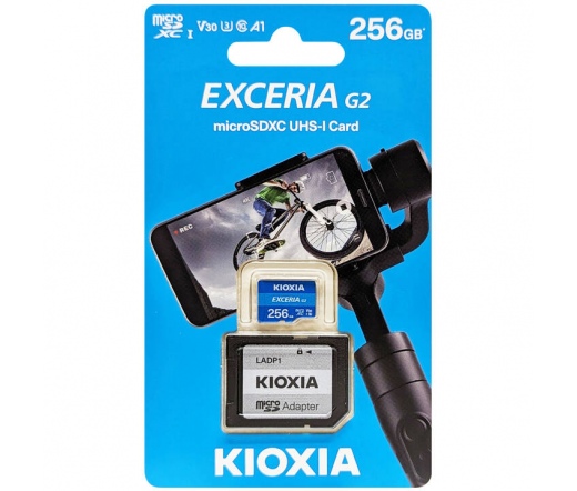 KIOXIA Exceria G2 microSDXC U3 V30 100/50MB/s 256G