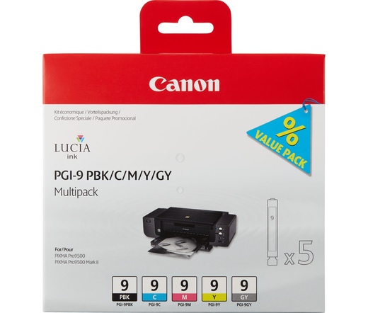 Canon PGI-9 PBK/C/M/Y/GY multipack