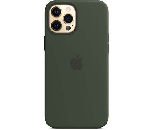 Apple iPhone 12 Pro Max MagSafe szil.tok cip. zöld