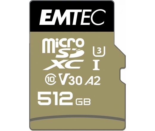 Emtec microSDXC USH-I U3 A1, A2 SpeedIN Pro 512GB