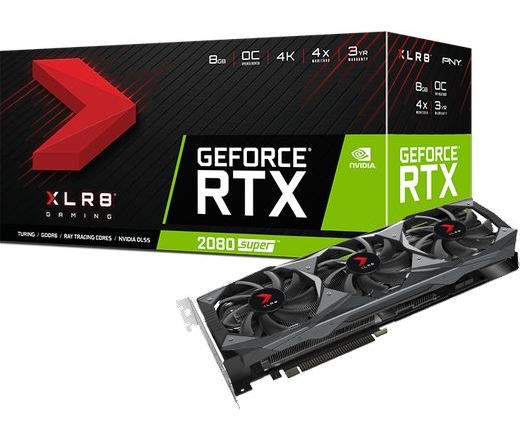 PNY GeForce RTX 2080 Super 8GB XLR8 Gaming OC