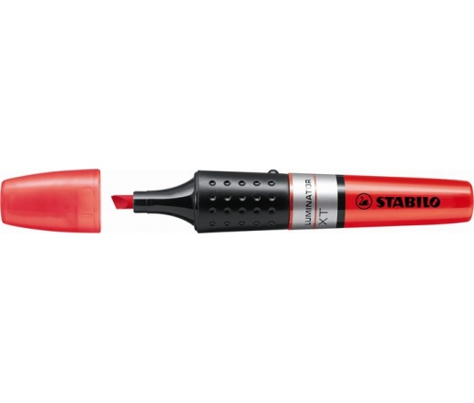 Stabilo Szövegkiemelő, 2-5 mm, "Luminator", piros