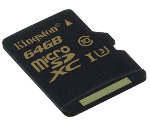 Kingston microSDXC Gold U3 90/45 64GB